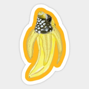 A perfect day for a bananafish Sticker